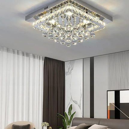 Plafonnier en cristal au design moderne pour éclairage élégant — LZ4X9T