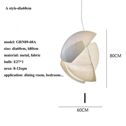 Suspension en tissu style nordique Wabi Sabi pour décoration intérieure — LZ4X9P2Q