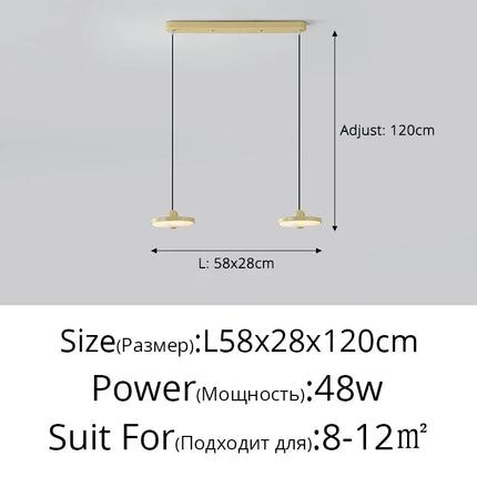 Suspension trois têtes avec protection oculaire spectre complet moderne — LZ4X9M