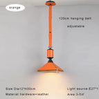 Dia12cm orange / Lumière blanche