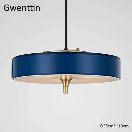 Suspension ronde LED style nordique pour décoration moderne — LZ4X9P