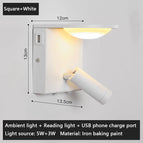 Blanc avec USB / Blanc chaud (2700-3500K)
