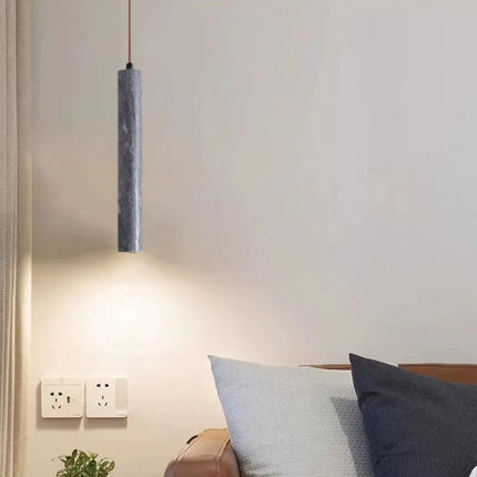 Suspension intérieure moderne en pierre et bois — LZ4X9T