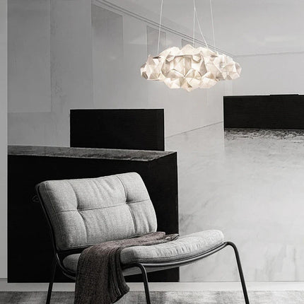 Suspension LED moderne en acrylique forme nuage diamant — LZ4X9J