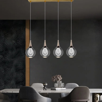 Lustre moderne en cristal décor animaux pour intérieur — LZ4X9M