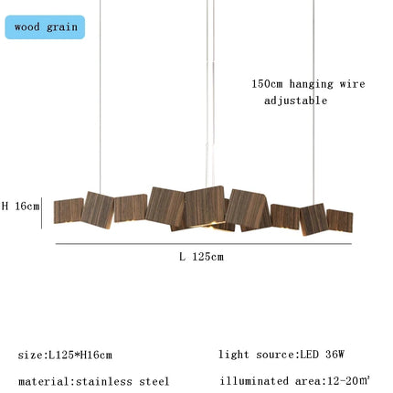 Lustre design à LED de luxe