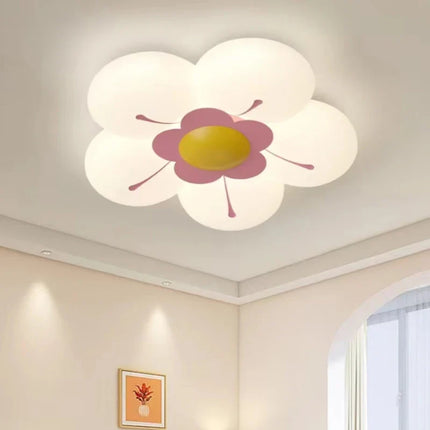 Plafonnier romantique fleurie pour chambre de petite fille chaleureuse — LZ4X9Q2N