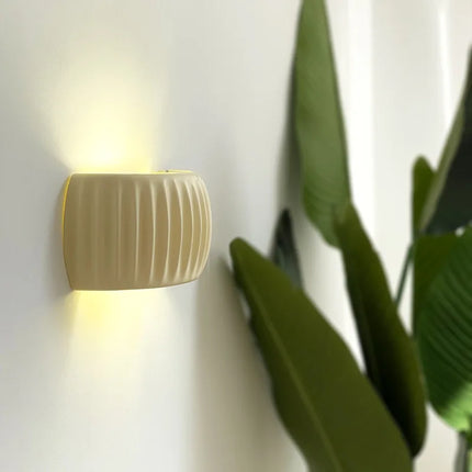 Applique murale moderne couleur crème à effet vent — LZ4X9P2