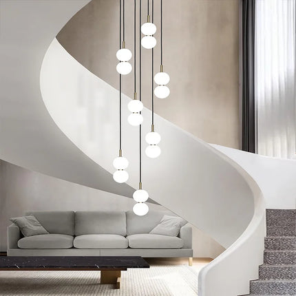 Suspension en verre au design nordique pour intérieur moderne — LZ4XJ9