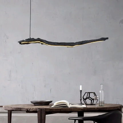 Lustre suspension nordique design wabi-sabi pour bureau et restaurant — LZ4X7P9