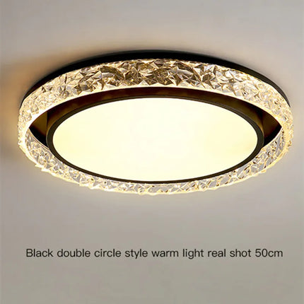 Lustre LED moderne avec télécommande pour intérieur élégant — LZ4N7Q2F