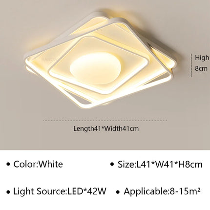 Lustre LED ultra mince pour décoration intérieure moderne — LZ4X9T