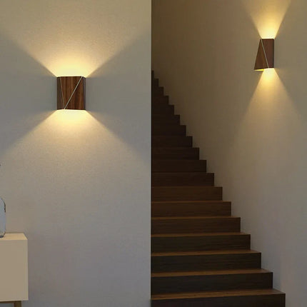 Applique murale en bois massif au design japonais élégant — LZ4P9XQ