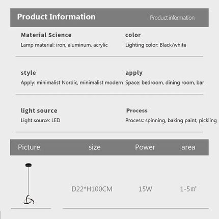 Suspension LED au style moderne et épuré — LZ4X9T