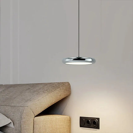 Suspension LED nordique à 3 têtes rondes chromées en fer — LZ4X9P