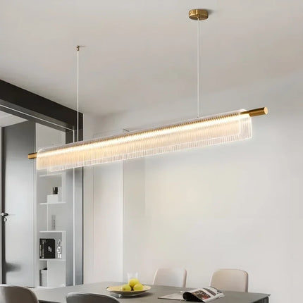 Lustre linéaire moderne pour décoration intérieure et restaurant — LZ4G7T9