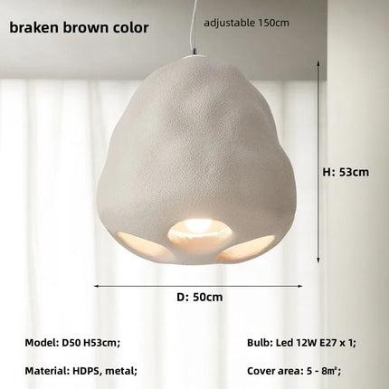 Lustre LED suspension style wabi sabi nordique personnalisé — LZ4X9P2