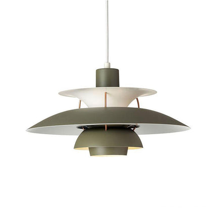 Suspension LED moderne à abat-jours métalliques multiples Coen — LZ4X9P2