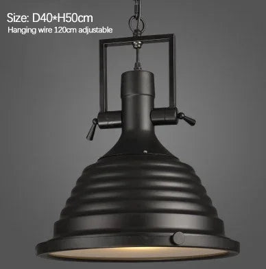 Suspension industrielle rétro en métal pour intérieur — LZ4X9T2