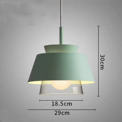 Suspension décorative en verre et fer style nordique pour intérieur — LZ4M9X2