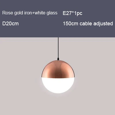 Suspension nordique en verre à motif carreaux pour décoration moderne — LZ4X9M