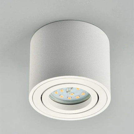 plafonnier led rond avec ampoule remplaçable et angle réglable