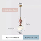 Ae planète rose et bleue / Pas d'ampoule