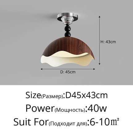 Plafonnier créatif haut de gamme en coquille d'œuf pour chambre girly — LZ4X9P2Q