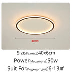Rond 40cm 50w / Couleur blanche / Blanc chaud, pas de télécommande