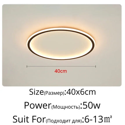 Lustre LED nordique moderne à intensité variable — LZ4D9XQ