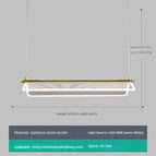 Rectangle-L 100cm / Blanc chaud