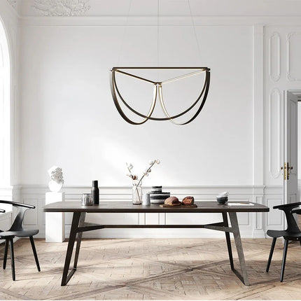Lustre LED géométrique postmoderne à intensité variable — LZ4X9T2