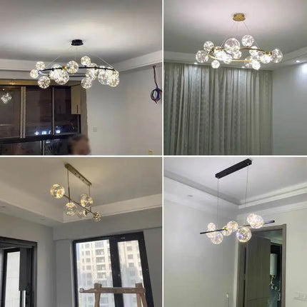 Lustre LED au design nordique pour décoration intérieure — LZ4X9M