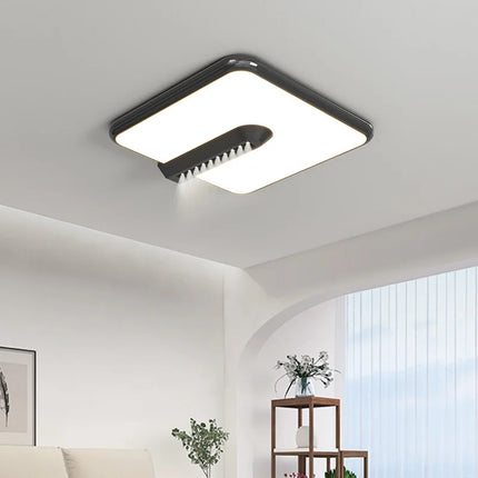 Plafonnier LED moderne avec télécommande pour décoration intérieure — LZ4QJ7