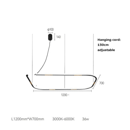 Lustre rond avec capteur mains et intensité variable — LZ4P9XQ