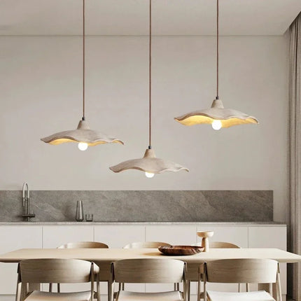 Suspension décorative en ciment et travertin style wabi-sabi — LZ4X9M