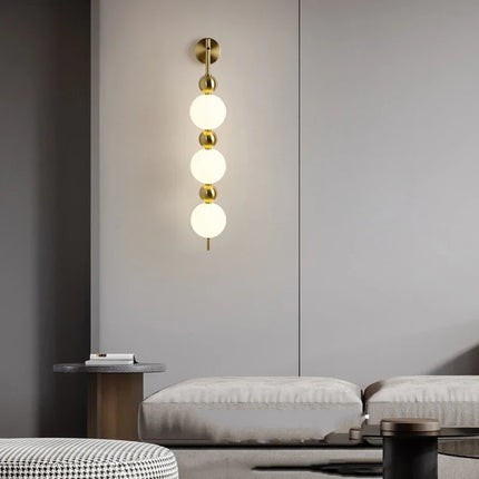 Applique murale LED en métal avec boule acrylique et variateur d’intensité — LZ4X9P2