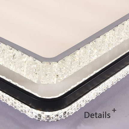 Plafonnier LED en cristal au design moderne pour intérieur élégant — LZ4X9T2