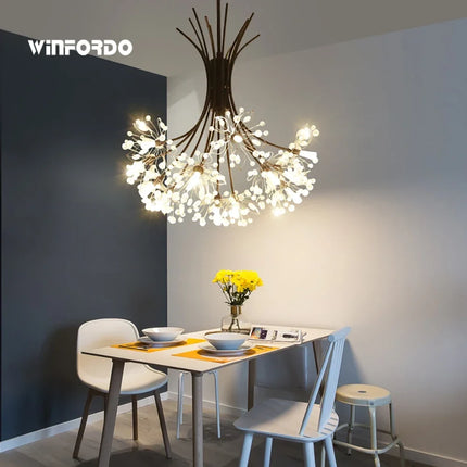 Lustre moderne en cristal avec LED luminaire suspension — LZ4X9P