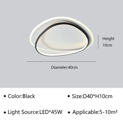 Plafonnier LED moderne pour décoration intérieure élégante — LZ4X9P2