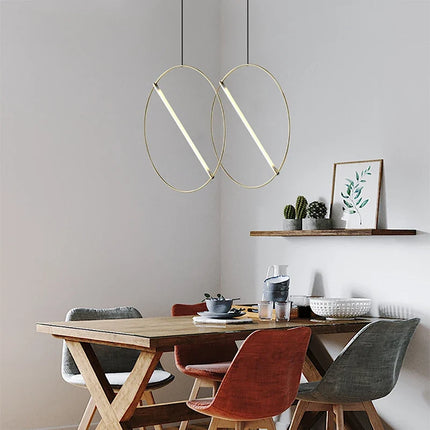 Suspension LED ronde au design moderne et simple — LZ4X9T2