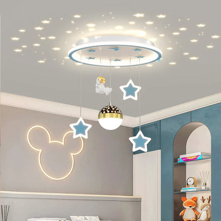 Lustre étoile lumineux créatif pour chambre d’enfants — LZ4XJ9