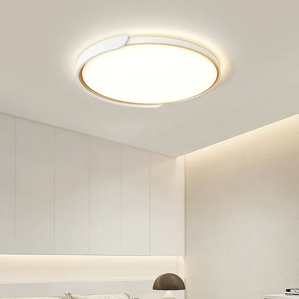 Plafonnier LED circulaire moderne avec télécommande polyvalente — LZ4X9Q2