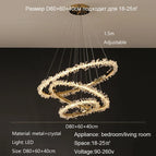 3 anneauxD80 60 40cm A / Or / 3 couleurs