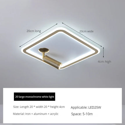 plafonnier led moderne design pour intérieur éclairage surface