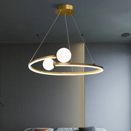 Suspension LED anneau style nordique pour éclairage design — LZ4X9T