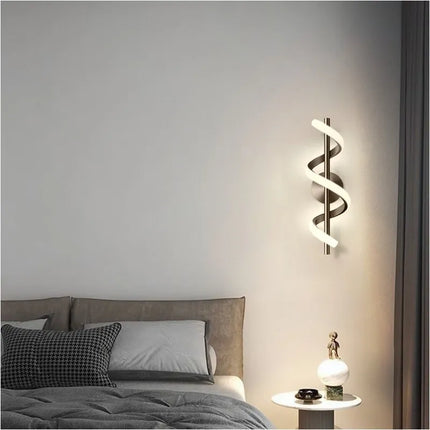 Applique murale LED nordique en noir, blanc et or — LZ4X9T2