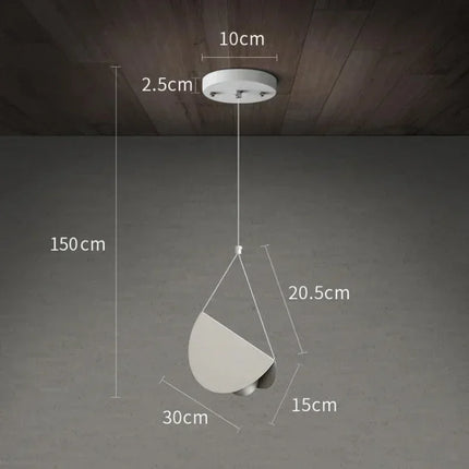 Nordic Designer Minimalist Modern Chandelier Ceiling Suspension Creative Pendant Lamp Hanging Light
