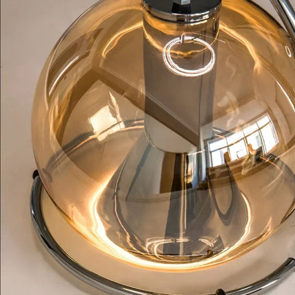 Suspension en verre ambré au style nordique moderne — LZ4X9P2