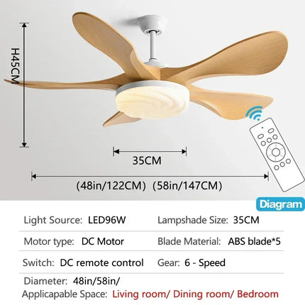 Plafonnier moderne avec ventilateur silencieux pour tout espace — LZ4X9P2
